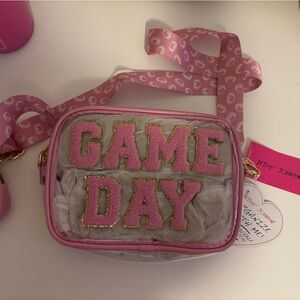 Betsey Johnson Game Day Crossbody Bag NWT